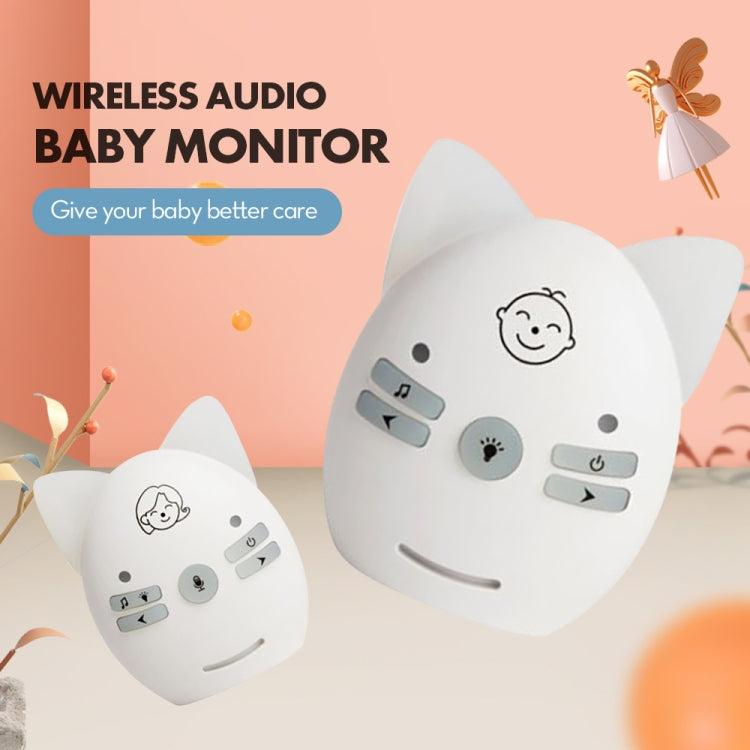 Wireless Audio Baby Monitor Support Voice Monitoring + Intercom + Night Light without Battery, US Plug, UK Plug, EU Plug, AU Plug Wireless Audio Baby Monitor Support Voice Monitoring + Intercom + Night Light without Battery, US Plug, UK Plug, EU Plug, AU Plug